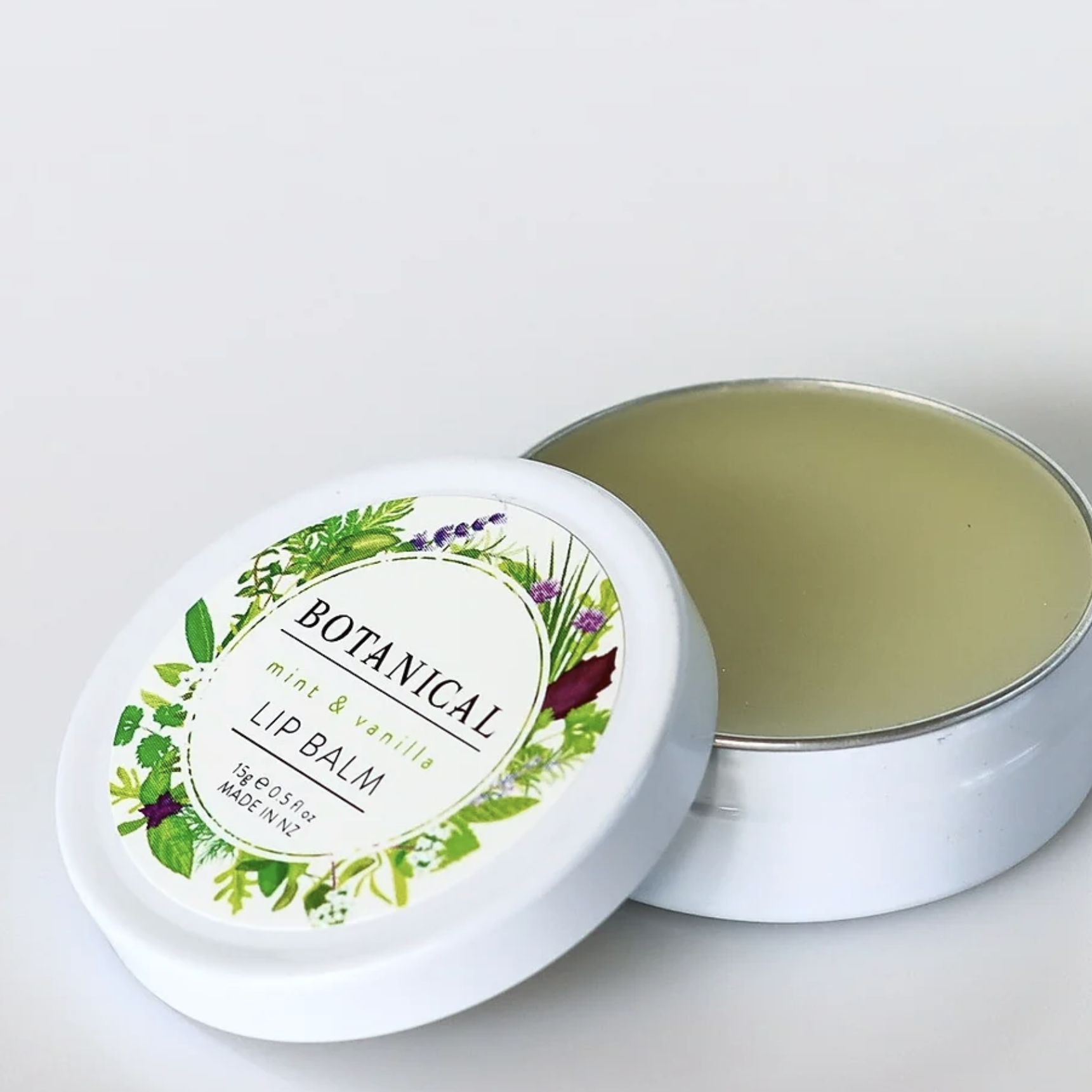 Botanical Lip Balm - Mint & Vanilla