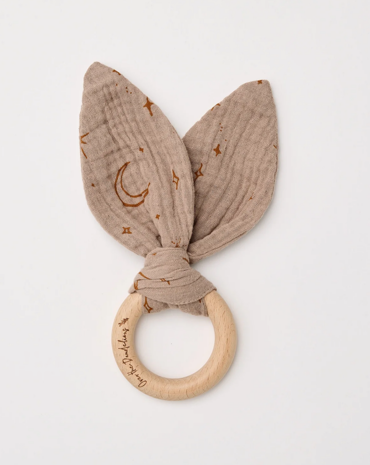 Over The Dandelions Bunny Ear Teether - Night Sky