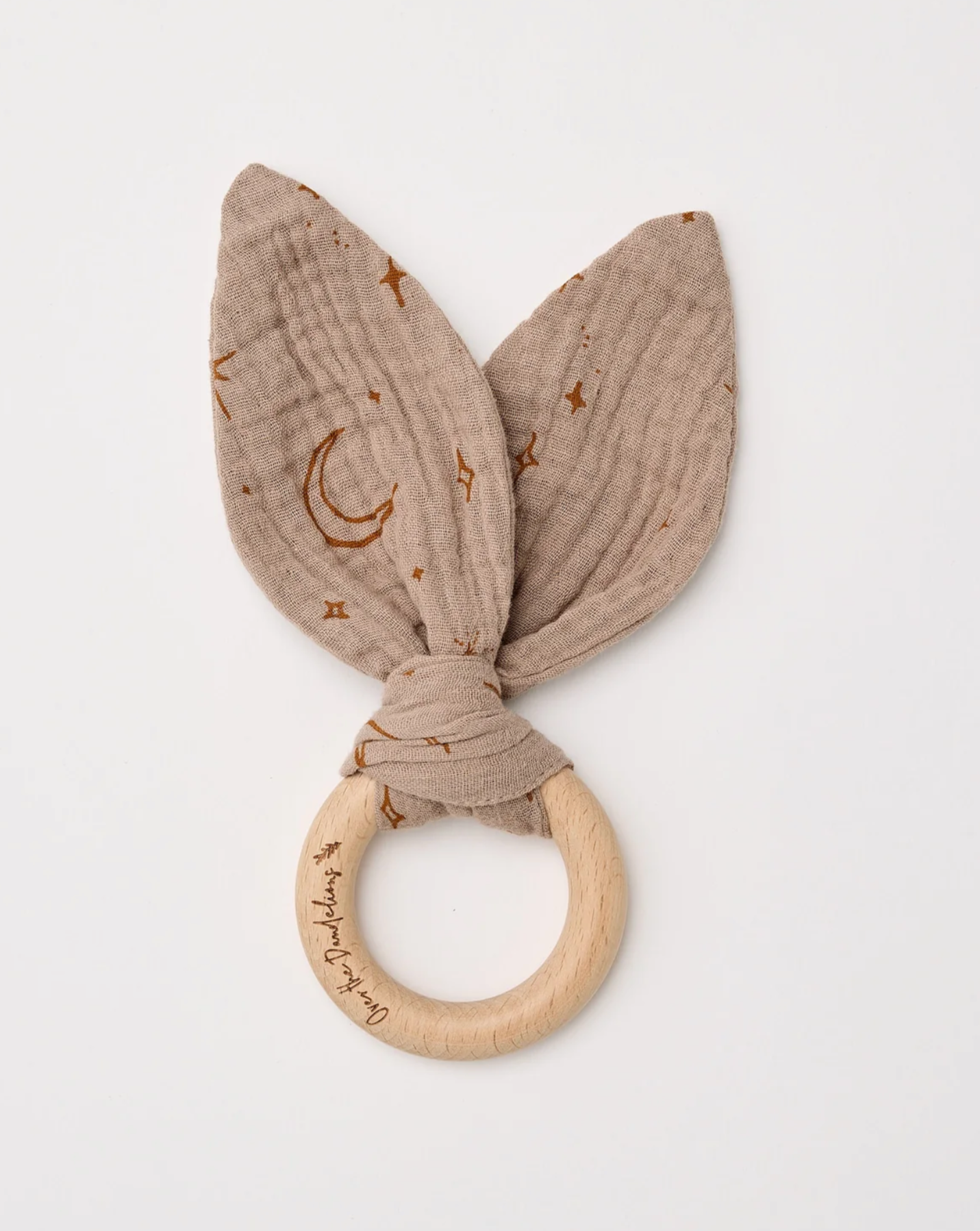 Over The Dandelions Bunny Ear Teether - Night Sky