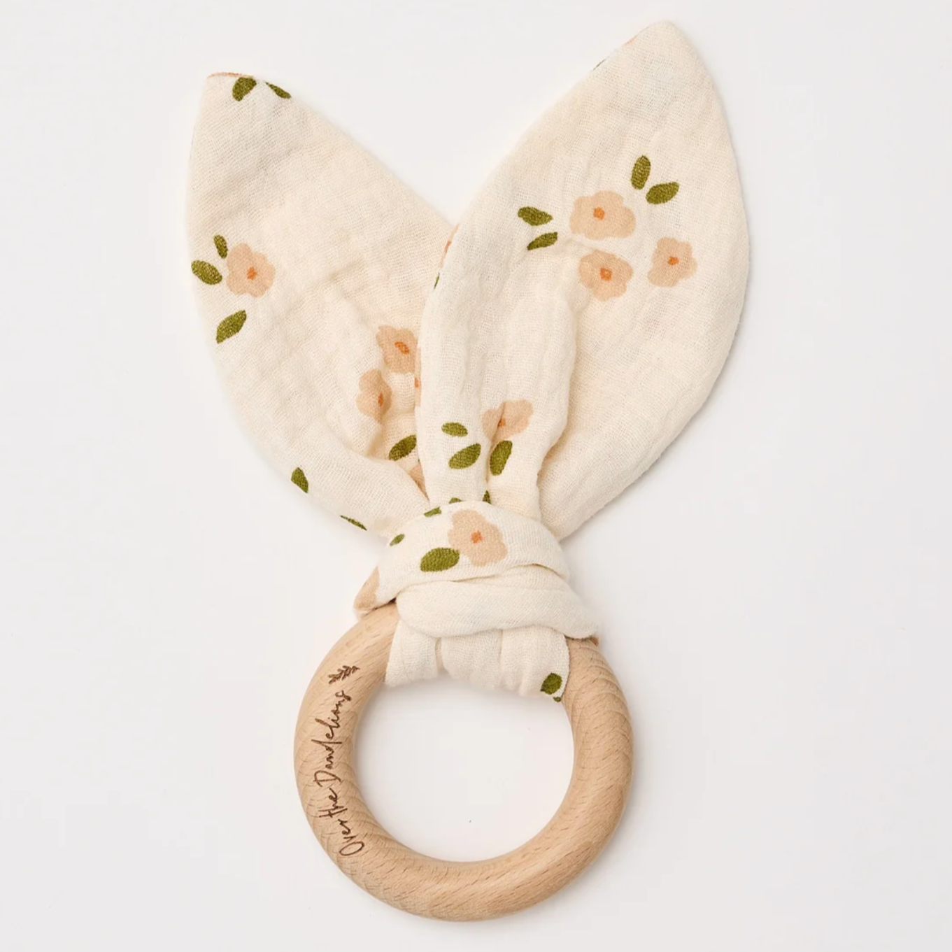 Over The Dandelions Bunny ears Teether - Daisy