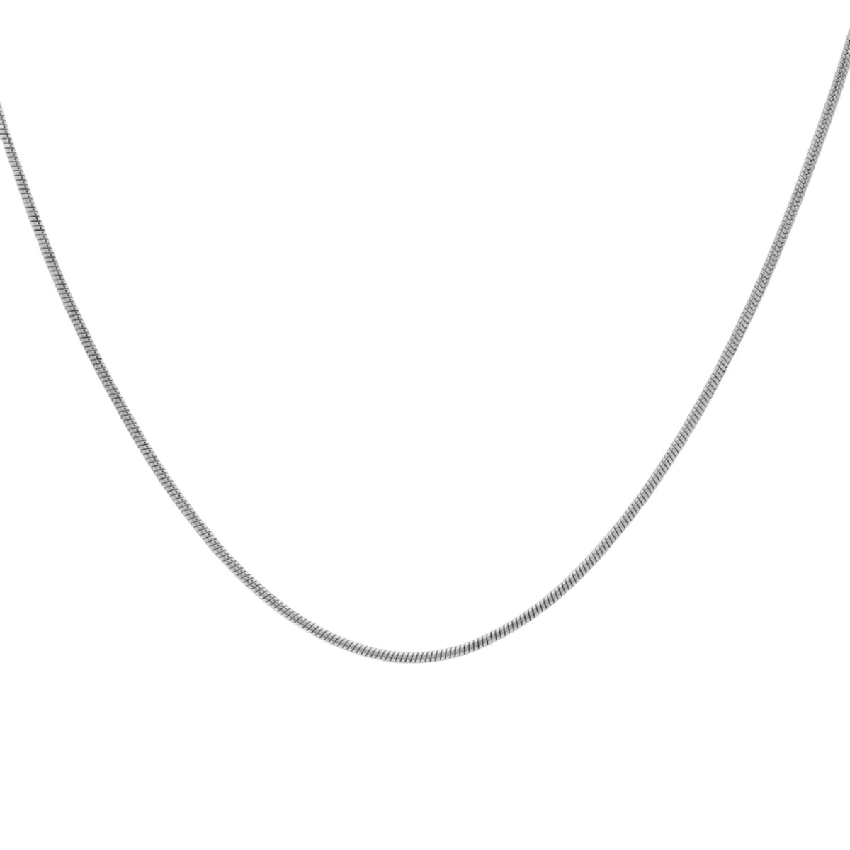 Silk &amp; Steel Roma Necklace - Silver