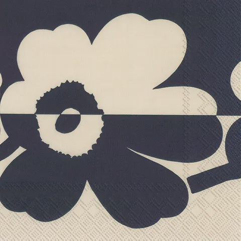 Marimekko Napkins - Suur Unikko Linen Blue