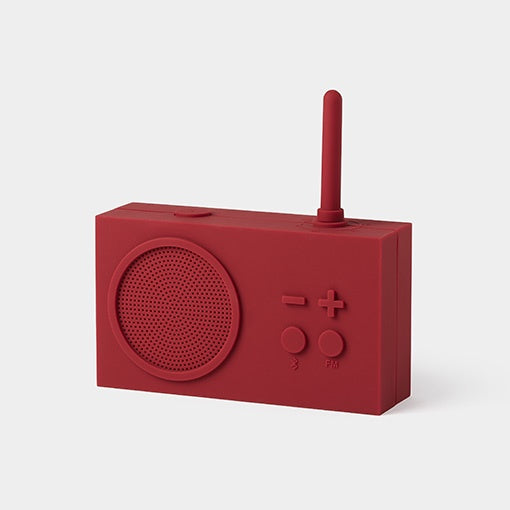 Lexon Tykho 3 Radio - Dark Red