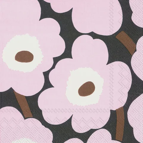 Marimekko Napkins - Unikko Rose