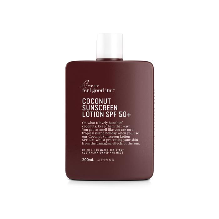 We Are Feel Good Coconut Sunscreen SPF50+ 200ml