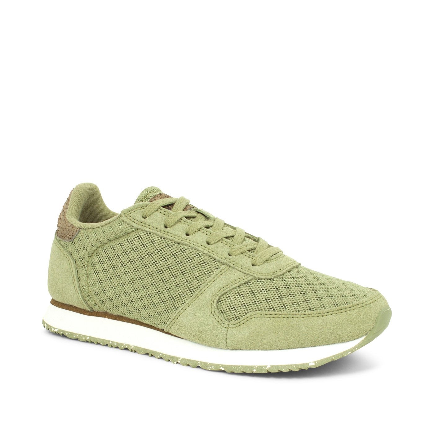 Woden Ydun Suede Mesh II Sneaker - Green Lily