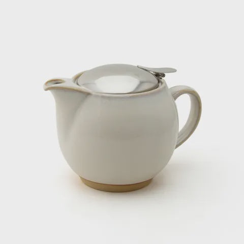 Zero Japan Teapot - 450ml Earth Natural White