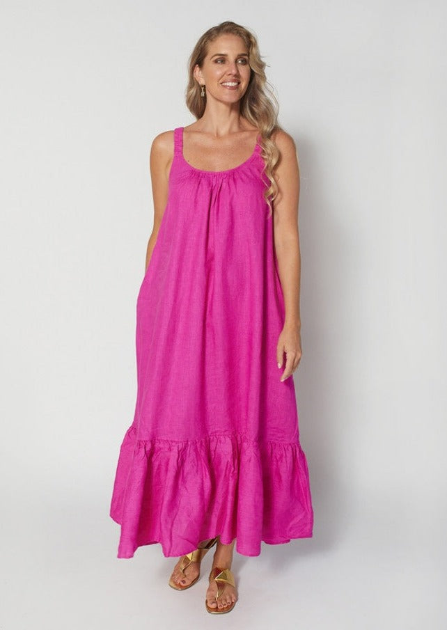Stella & Gemma Arianna Dress - Fuchsia
