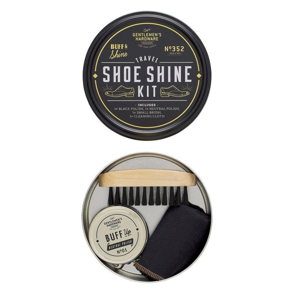 Gentlemen's Hardware Travel Shoe Shine Kit