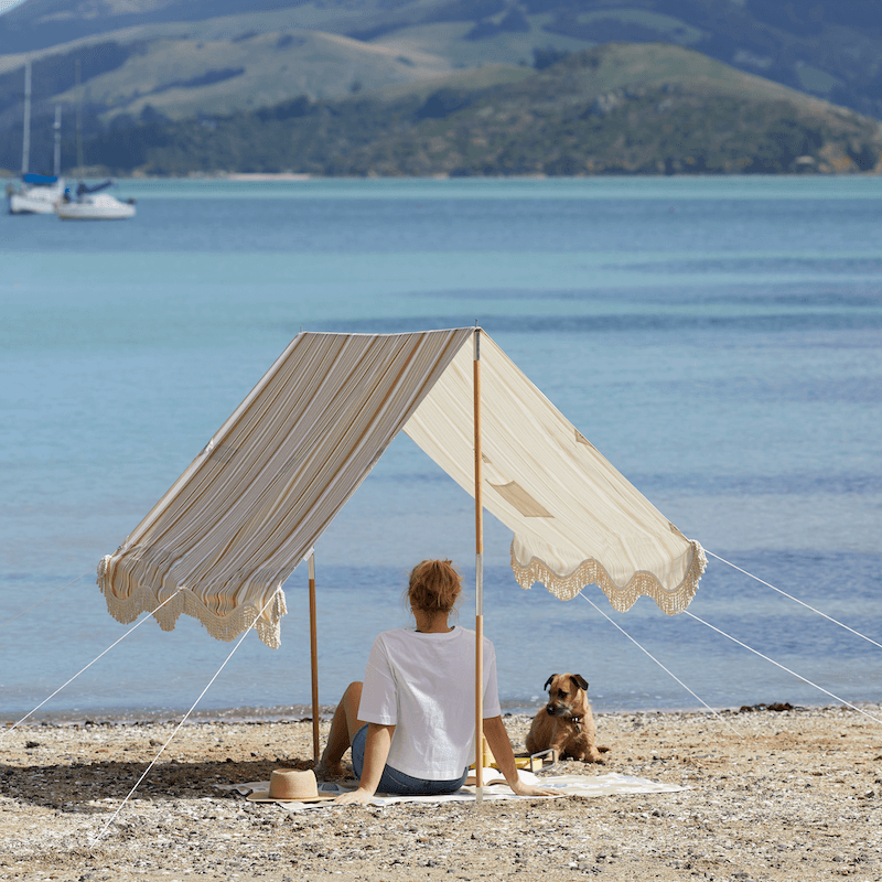 Ico Traders Summer Beach Shelter - Neopolitan Stripe