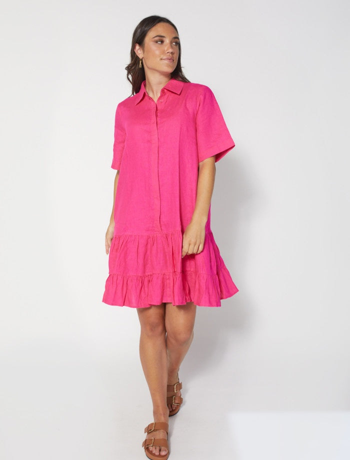 Dear Sutton Bonnie Dress - Beetroot