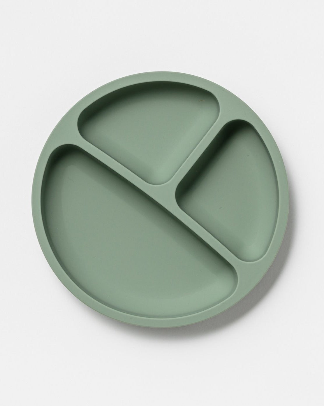 Over The Dandelions Silicone Divided Soft Plate - Moss