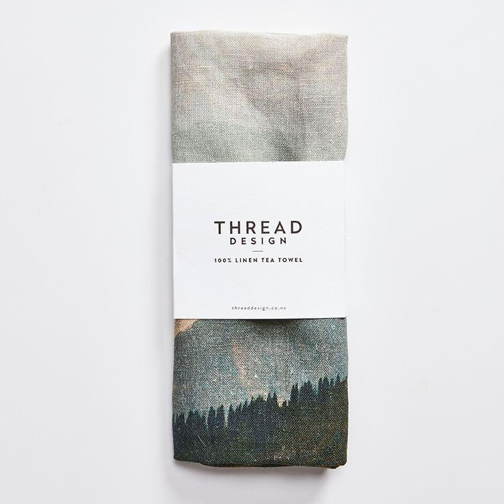 Thread Design Linen Tea Towel - Altitude