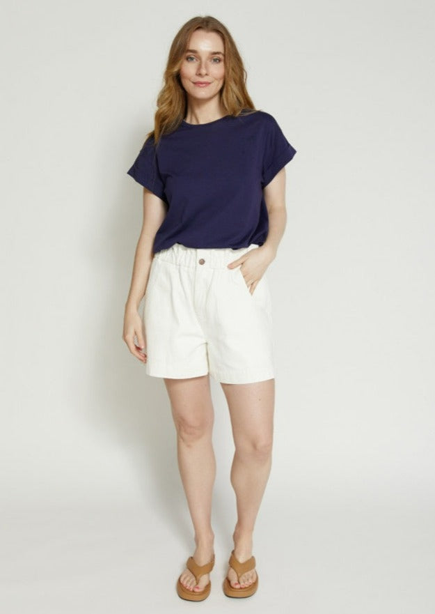 Stella & Gemma Dakota Denim Short - Ecru