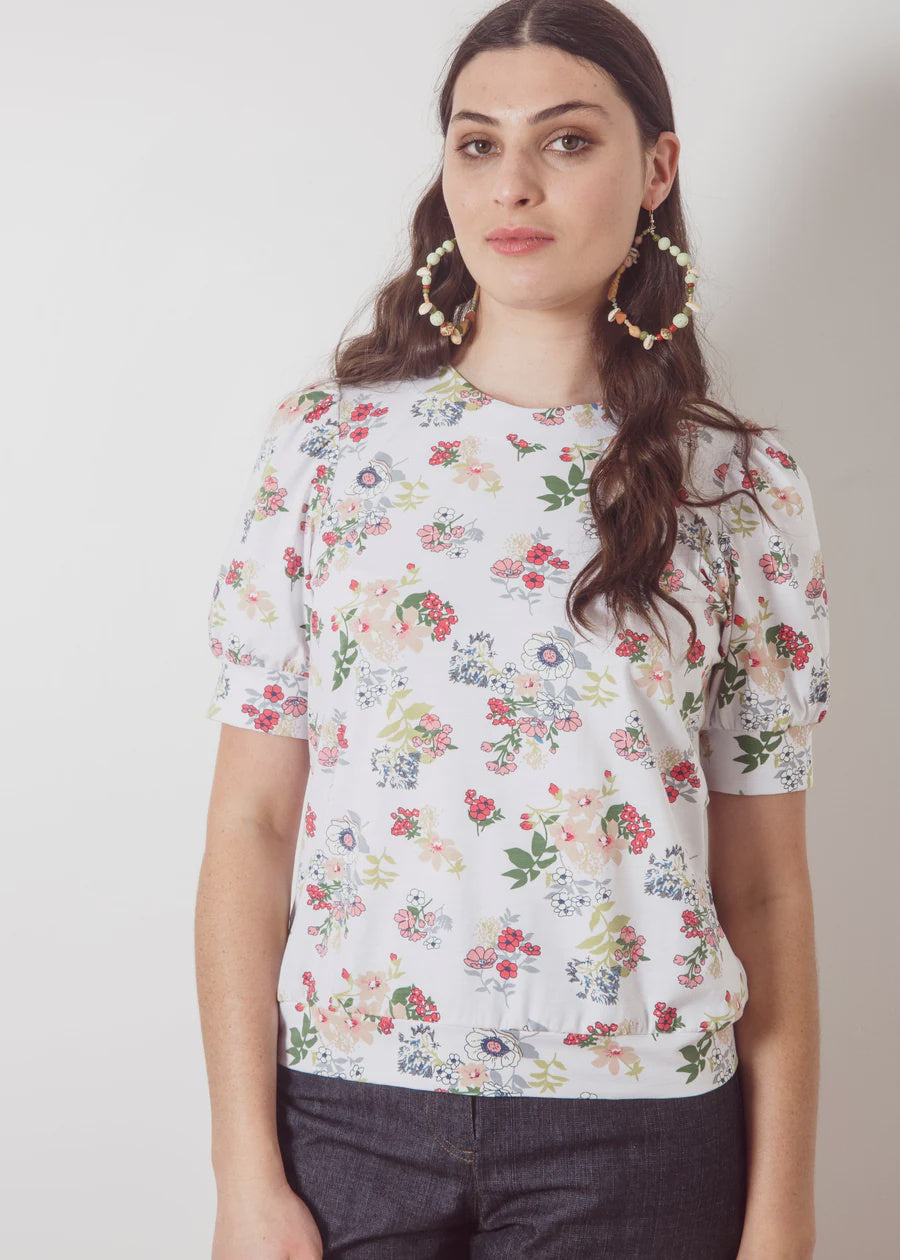 Dalston Jessie Top - Sage Posy