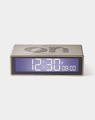 Lexon Flip+ Alarm Clock - Soft Gold