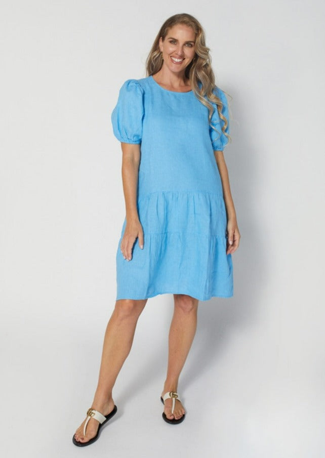 Stella & Gemma Ginevra Dress - Azure light blue