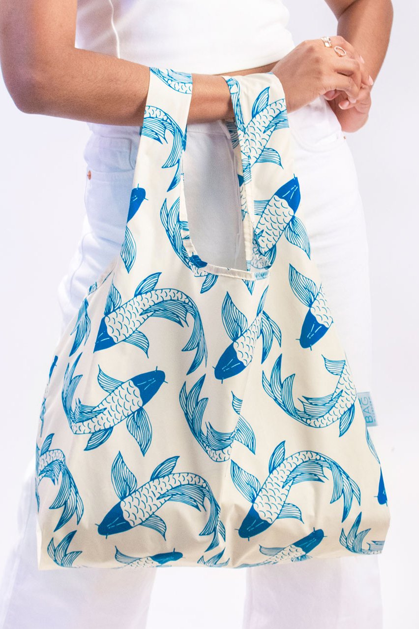 Kind Bag Medium Reusable Bag - Koi Fish