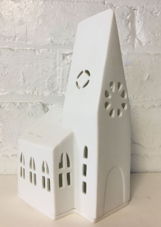 Rader Xmas House, Christmas, lighthouse, tealight, church