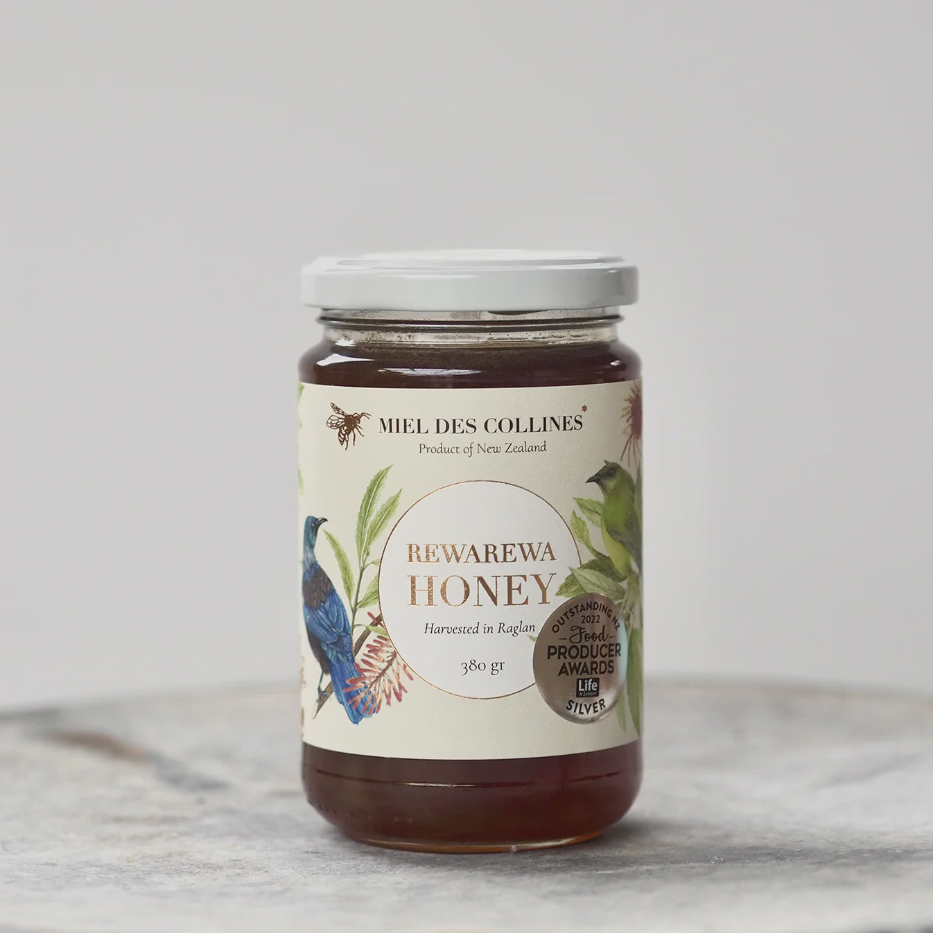 Miel des Collines Rewarewa Honey 380g