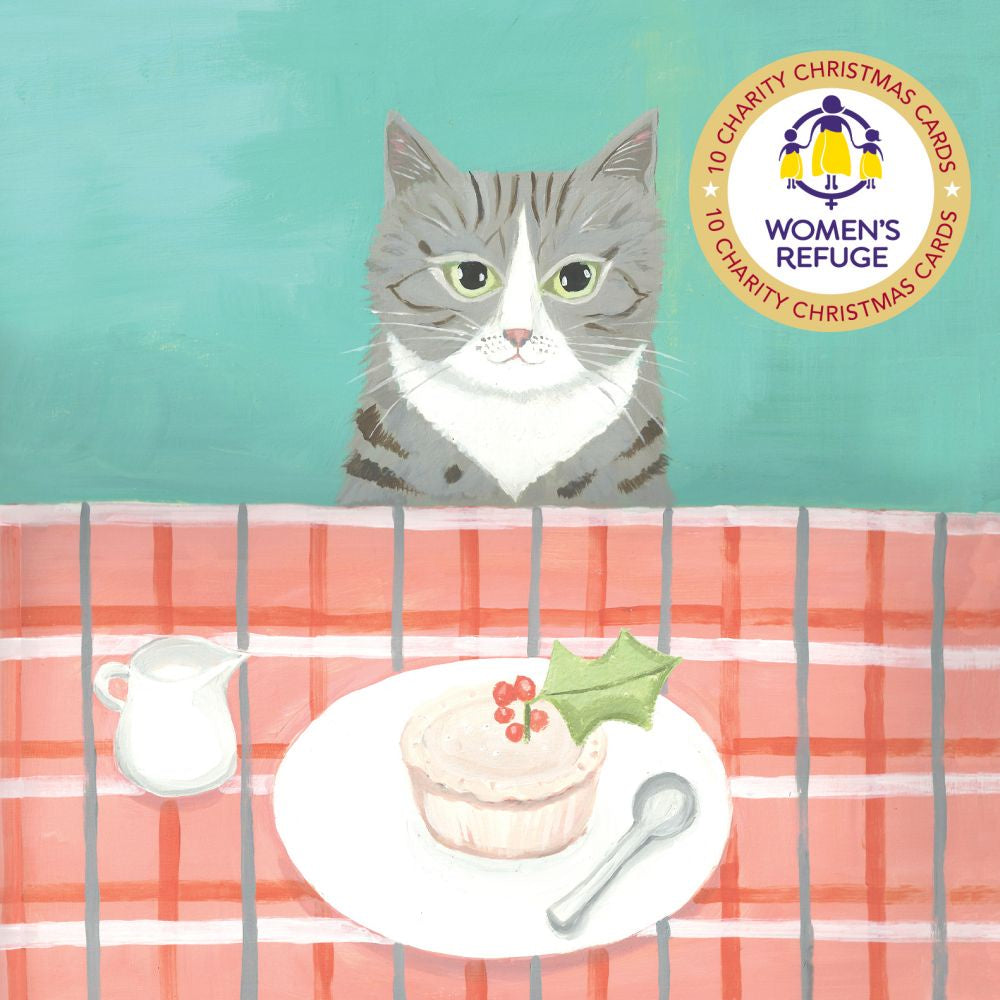 Women's Refuge Christmas Card 10 Pack - Mince Pie