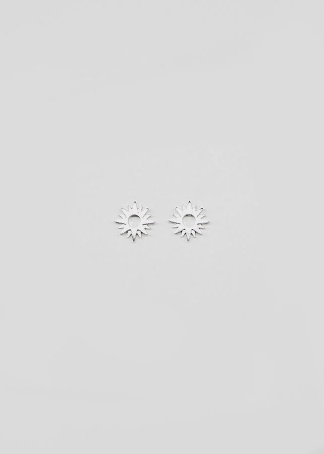 Stella and Gemma Joy Burst Earrings - Silver