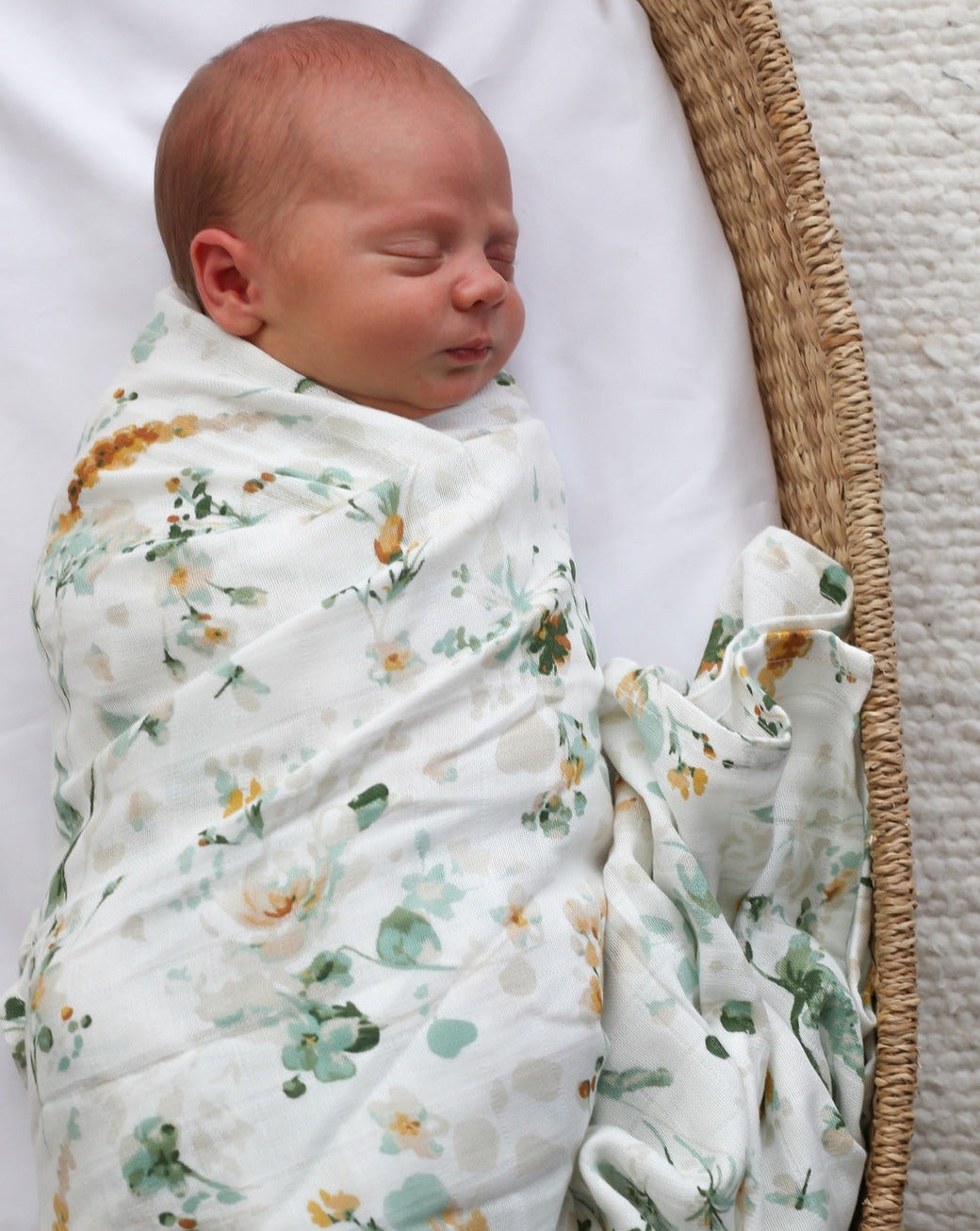 Burrow & Be Baby Muslin Wrap - Spring Melody