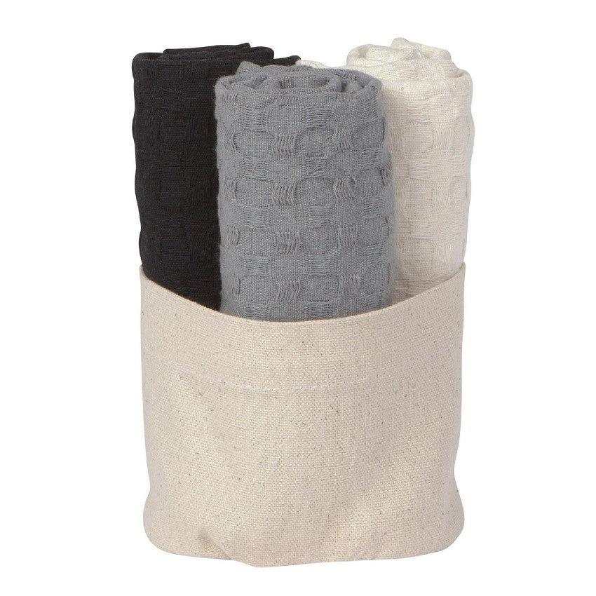 Now Designs Mercantile Dishcloths - Set 3 Cloud